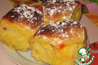 Булочки морковные в молочном сиропе