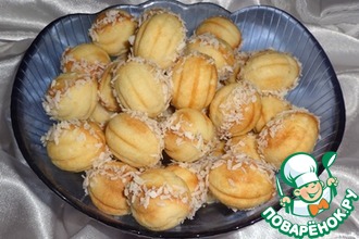 Печенье "Орешки" с яблочно-грушевым пюре