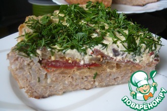 Мясная запеканка с баклажанами и помидорами (в мультиварке)