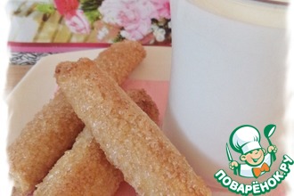 Трубочки со сливочным сыром и корицей