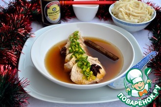 Курица томленая в бульоне по-китайски
