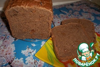 Шоколадный хлеб с изюмом