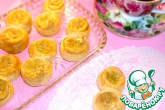 Слойки с бананами "Восьмёрки"