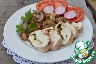 Котлета куриная с гарниром