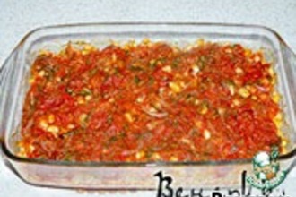 Белая фасоль, запечeнная в духовке