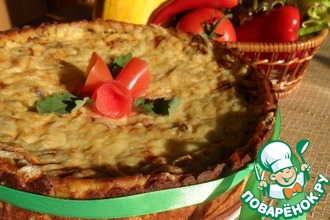 Киш по-русски из картофельного теста