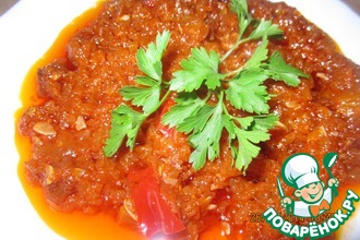 Закуска из кабачков и болгарского перца
