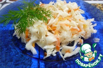 Капуста быстрая, маринованная за 1 день