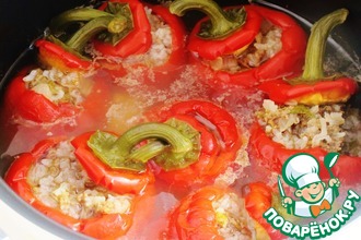 Фаршированные перцы по-гречески