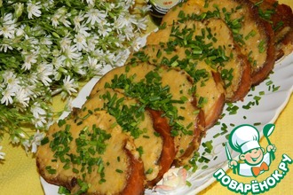 Сырные гренки к пиву
