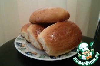 Простые пирожки с мясной начинкой