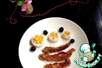 Куриная грудка в грибном кляре