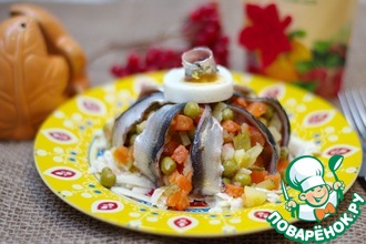 Салат с килькой
