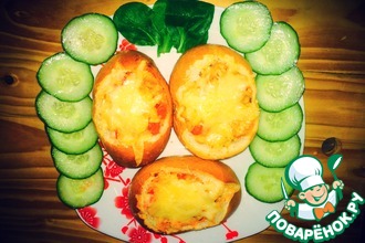 Фаршированные булочки с мясом и овощами