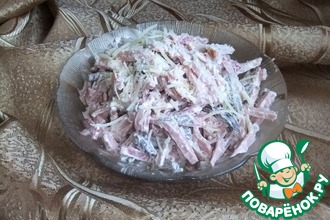 Мясной салат "Мечта мужчины"