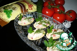Салат с крабовым мясом