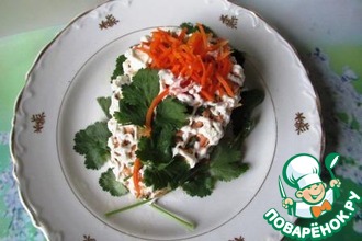 Салат "Красный цветок"