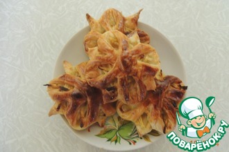 Слоеные "Цветочки"