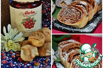 Печенье с инжиром и брусничным соусом D'arbo