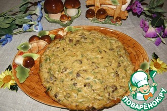 Грибная запеканка-жульен