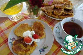 Оладьи морковно-яблочные