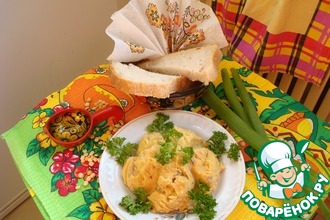 Гороховое пюре на мясном бульоне в мультиварке