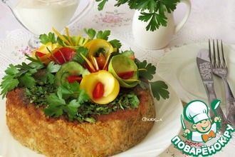 Овощной кугель в мультиварке
