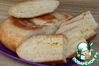 Хлеб с чесноком и сыром