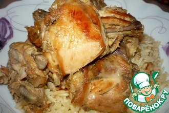 Пряная курица с рисом "Свекровь довольна!"