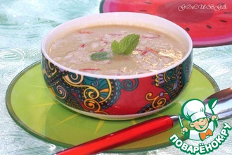 Пряный марокканский суп с цветной капустой и миндалем