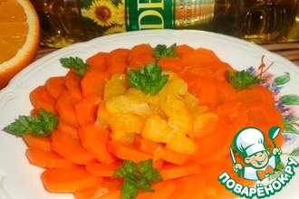 Морковь с имбирём и апельсином