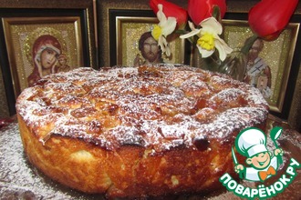 Пасхальный яблочный пирог