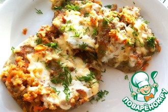 Драники по-чешски с фаршем и сыром
