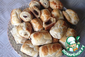 Рулетики с шоколадом