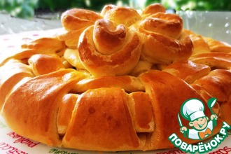 Пирог с начинкой из тунца