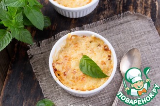 Жюльен с киноа и кальмарами