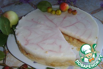 Пирог с яблочным муссом