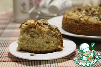 Яблочный пирог с семечками