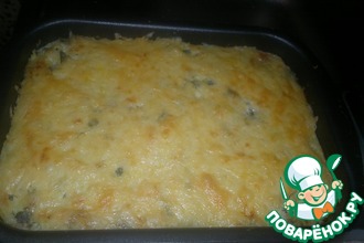 Сытная запеканка с тушенкой