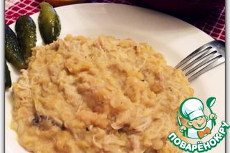 Гороховая каша в горшочке
