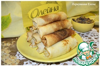 Миндально-грибная начинка для блинов