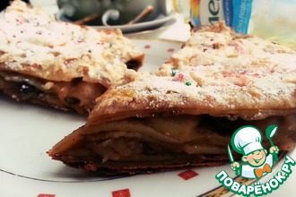 Блинная шарлотка
