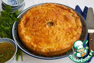 Татарский мясной пирог