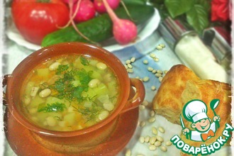 Фасолевый суп с курицей