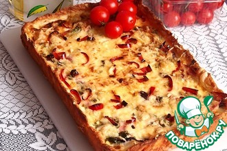 Пирог со спаржей