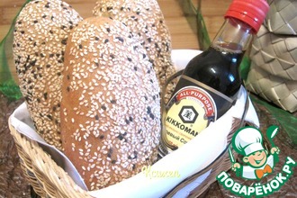 Постные булочки в обсыпке