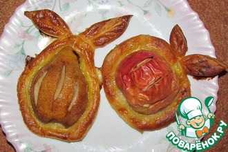 Груши в слойке
