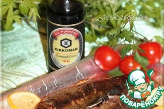 Карась с луком-пореем
