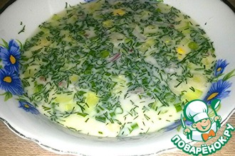 Окрошка с редькой "Родом из детства"