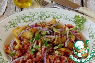 Салат из гречки